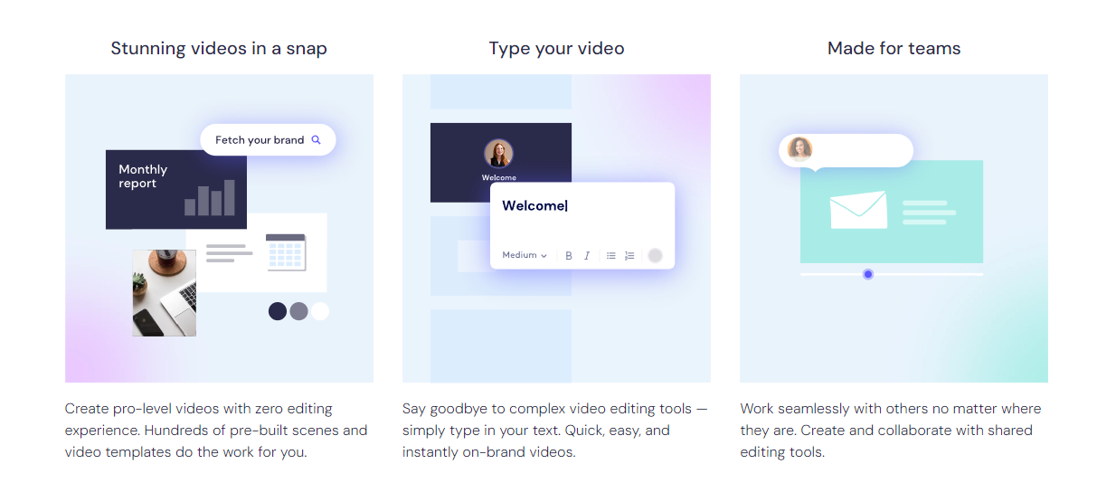 biteable ai video generation tool review