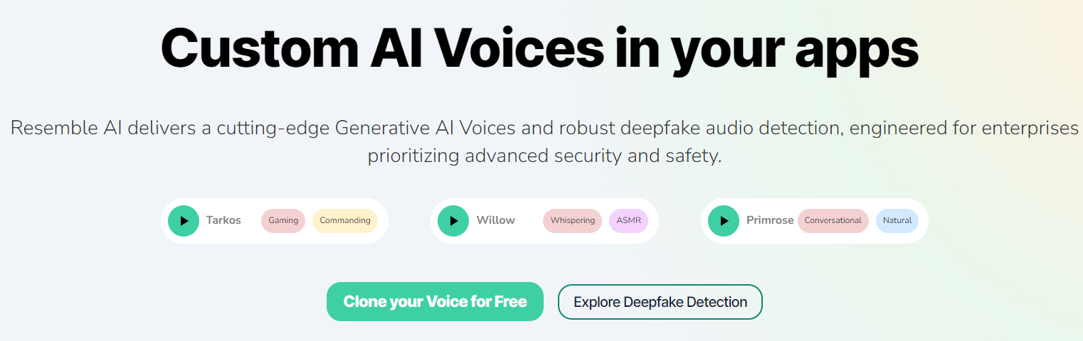 resemble ai features