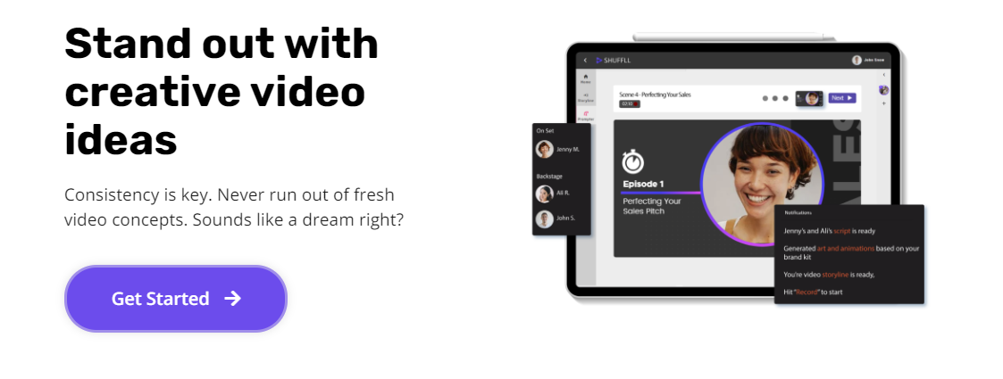 shuffle ai video generation tool review