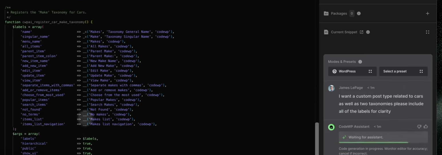 codewp 