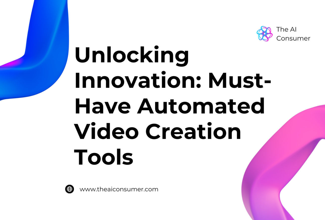 Unlocking Innovation: Must-Have Automated Video Creation Tools