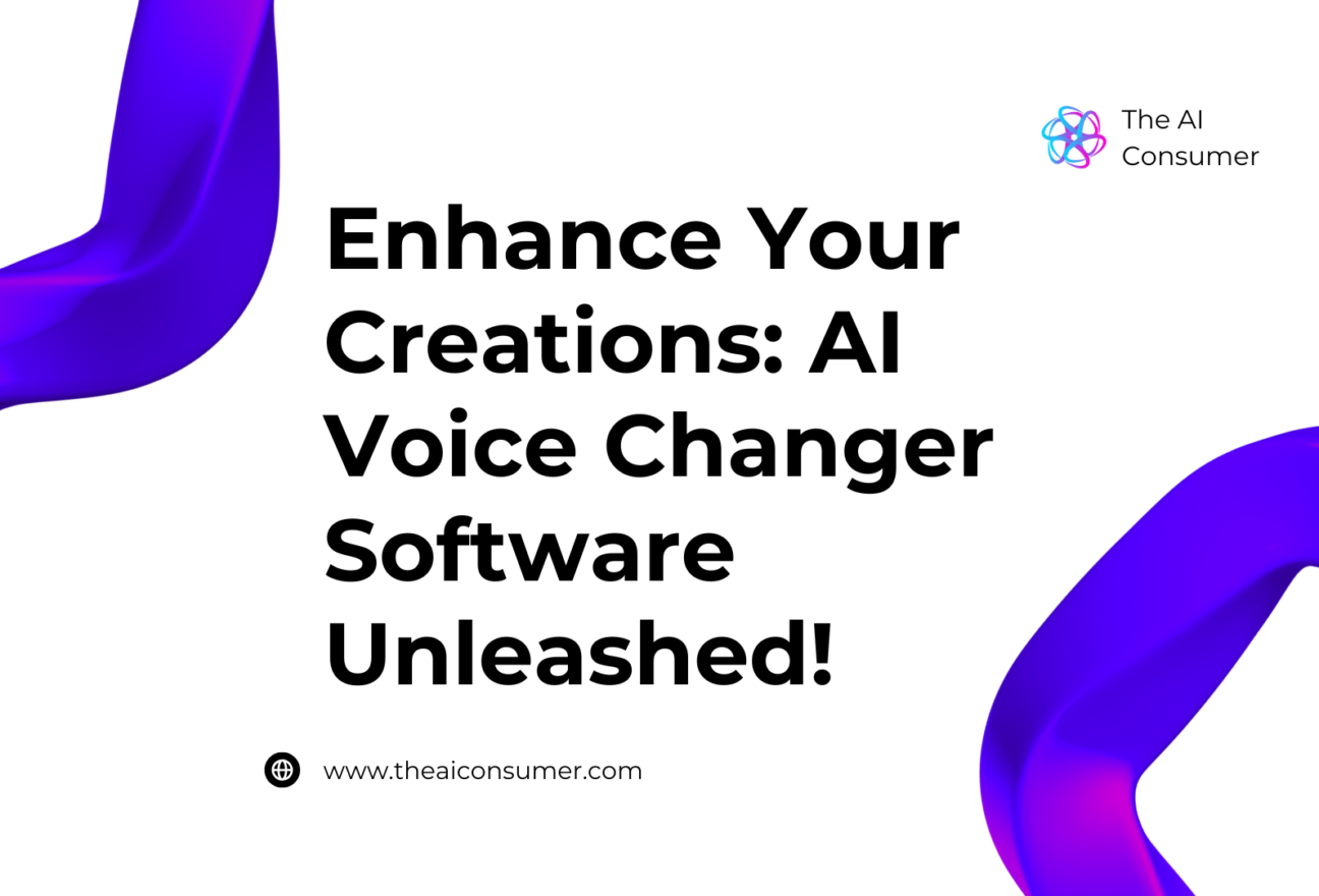 Enhance Your Creations: AI Voice Changer Software Unleashed!